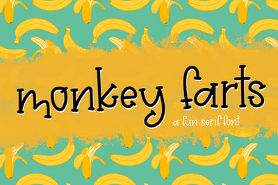 Monkey Farts Font Kitaleigh 