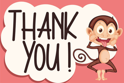 Monkey Funny Font Letterena Studios 