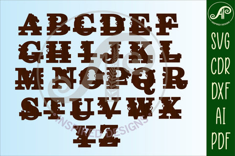 Monkey monogram letter Name signs 3 layer design SVG bundle SVG APInspireddesigns 