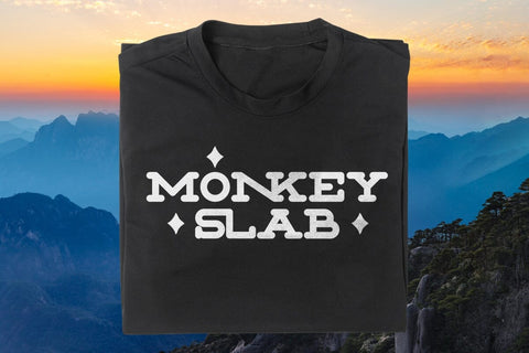 Monkey Slab - Modern Slab Serif Typeface Font Masyafi Studio 