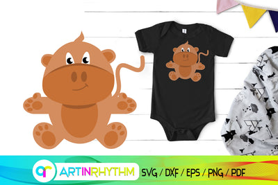 monkey svg, animals svg SVG Artinrhythm shop 