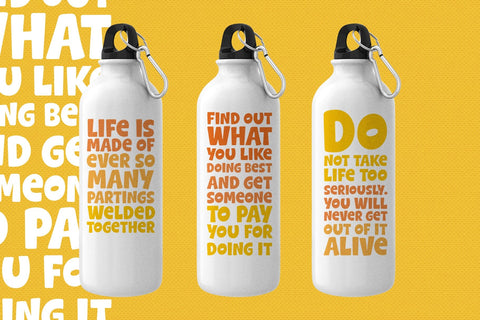 Mono Polz - Playful Display Font Font Four Lines Std. 