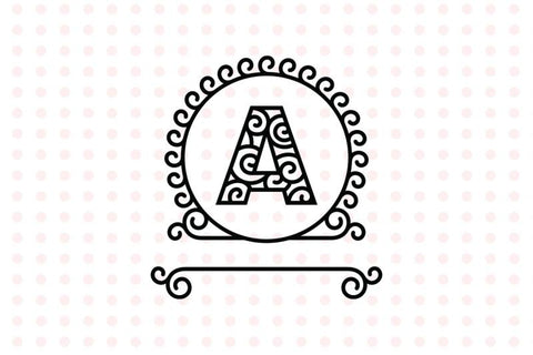 Monogram Alphabet SVG VectorSVGdesign 