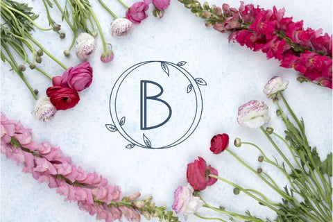 Monogram Angela Font Masyafi Studio 