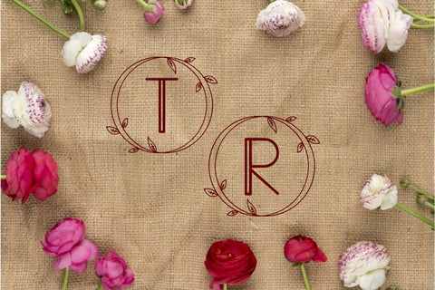 Monogram Angela Font Masyafi Studio 