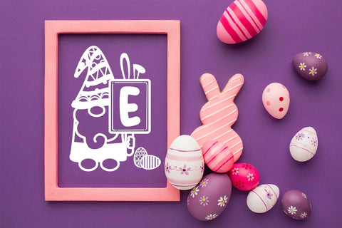 Monogram Bunny Gnome Font Dm Letter Studio 