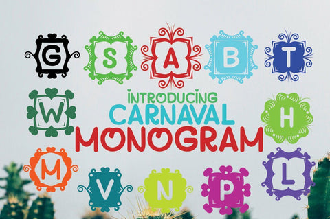 MONOGRAM Carnaval Font JH-CreativeFont 