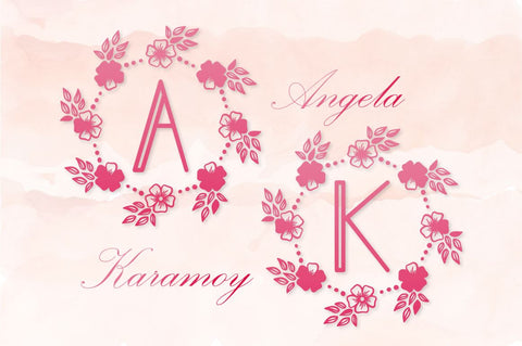 Monogram Diana Font Masyafi Studio 