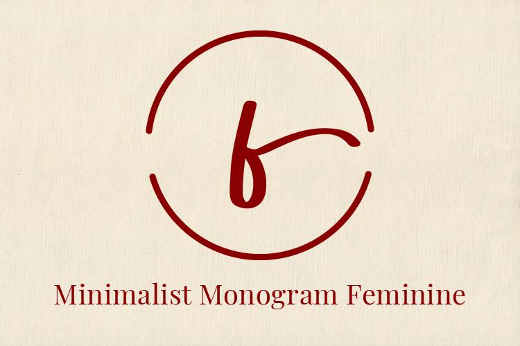 Monogram Feminine - So Fontsy
