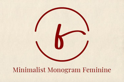 Monogram Feminine Font Masyafi Studio 