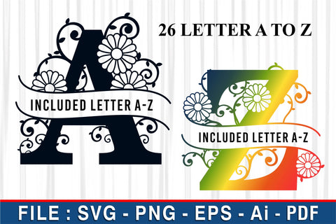 Monogram Font SVG Sublimation Designs Set A-Z, Monogram Alphabet SVG, Monogram Letter SVG SVG D2PUTRI, SVG BUNDLE, SUBLIMATION BUNDLE, T SHIRT DESIGNS BUNDLE 