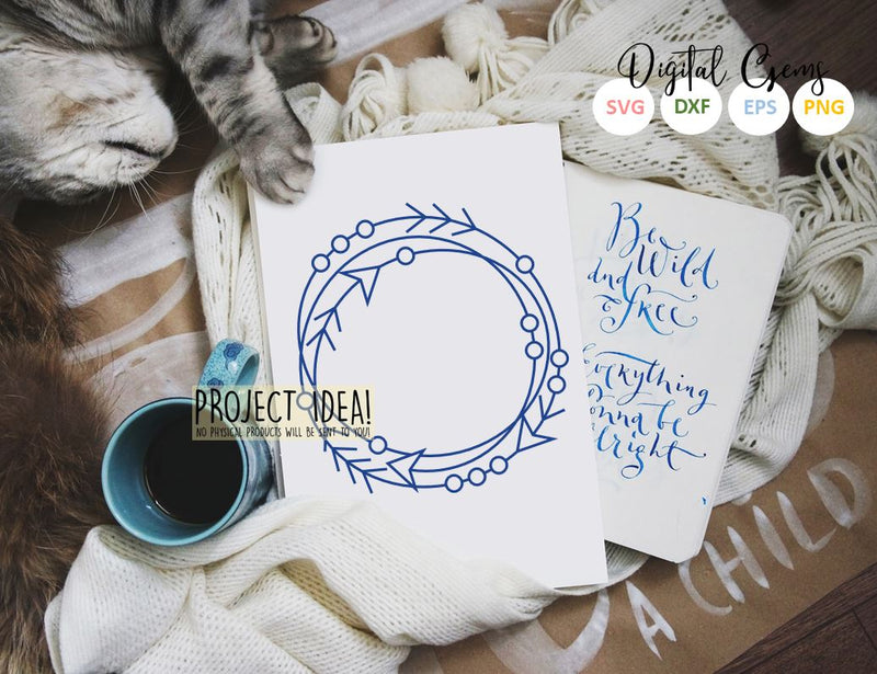 Monogram frame, single line sketch / drawing files. Foil quill designs ...