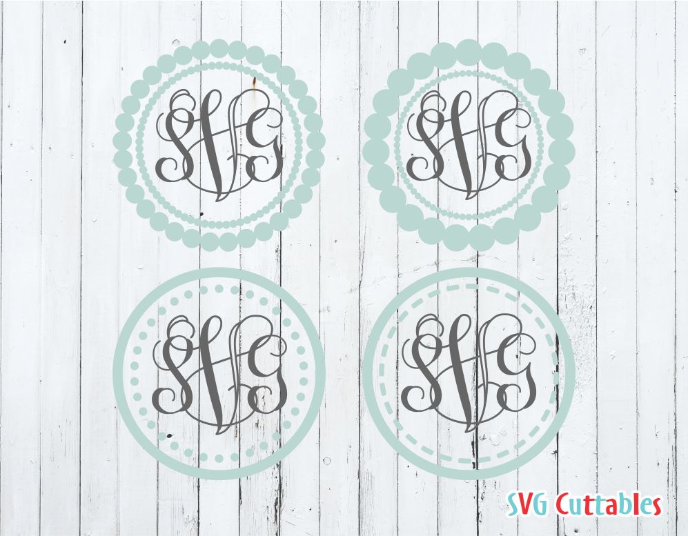 monogram frames & 10+ monogram svgs