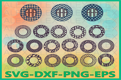 Monogram Frames SVG SVG AlexSVGStudio 