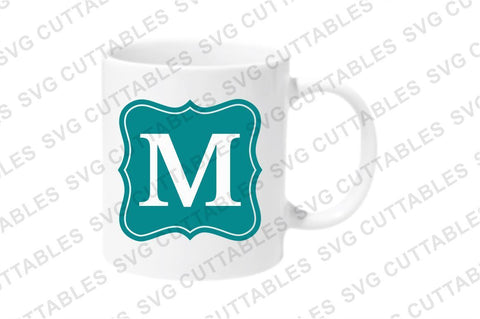 Monogram Frames SVG Svg Cuttables 