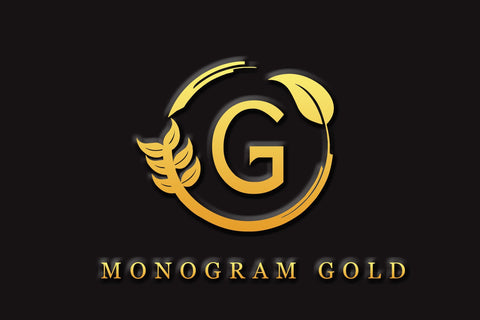 Monogram Gold Font LetterdayStudio 