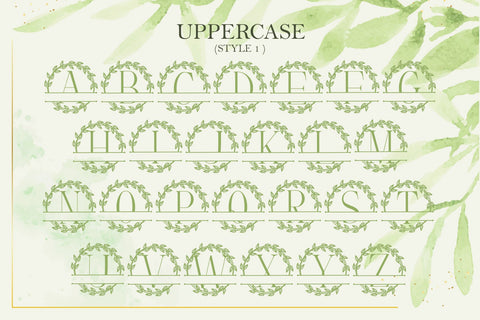 Monogram Gorgeous Font Dm Letter Studio 