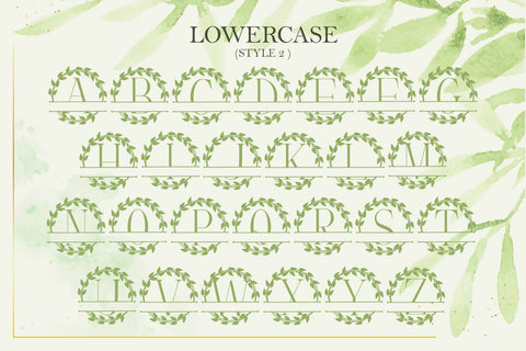 Monogram Gorgeous Font Dm Letter Studio 