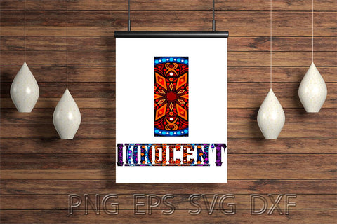 Monogram Illustration SVG Ethnic Touch 