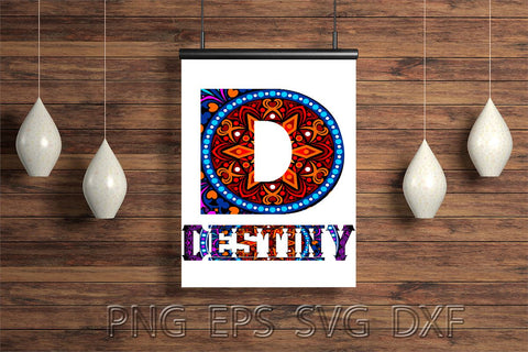 Monogram Illustration SVG Ethnic Touch 