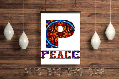 Monogram Illustration SVG Ethnic Touch 