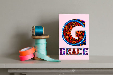 Monogram Illustration SVG Ethnic Touch 