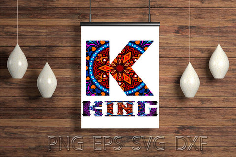 Monogram Illustration SVG Ethnic Touch 