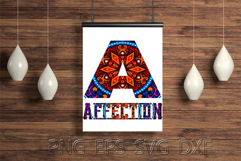Monogram Illustration SVG Ethnic Touch 