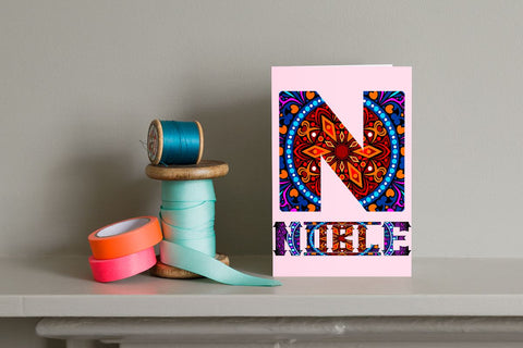 Monogram Illustration SVG Ethnic Touch 