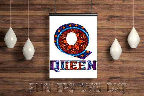 Monogram Illustration SVG Ethnic Touch 