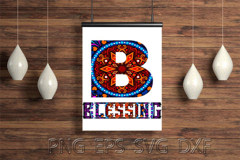 Monogram Illustration SVG Ethnic Touch 