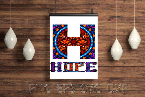 Monogram Illustration SVG Ethnic Touch 