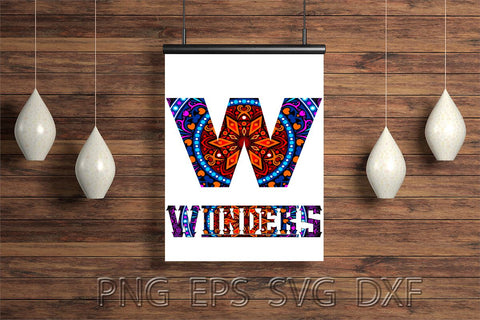 Monogram Illustration SVG Ethnic Touch 