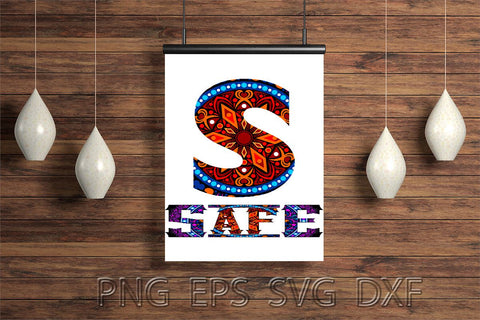 Monogram Illustration SVG Ethnic Touch 