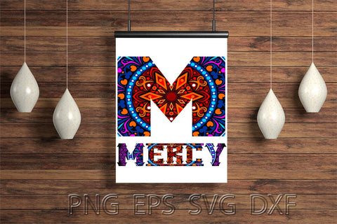 Monogram Illustration SVG Ethnic Touch 