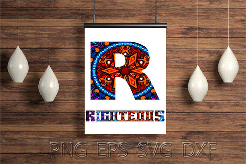 Monogram Illustration SVG Ethnic Touch 