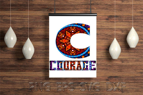 Monogram Illustration SVG Ethnic Touch 
