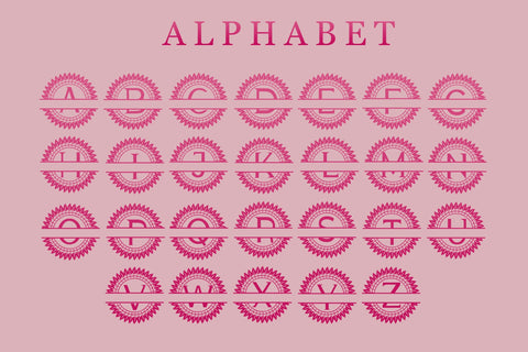 Monogram Kembang Font LetterdayStudio 