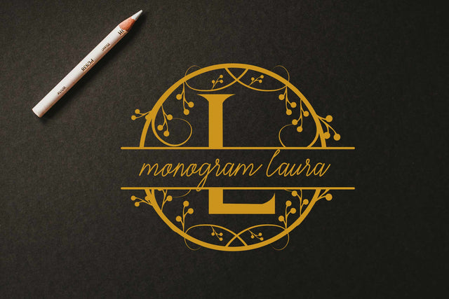 Monogram Laura Font LetterdayStudio 