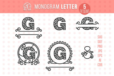 Monogram Letter G SVG VectorSVGdesign 