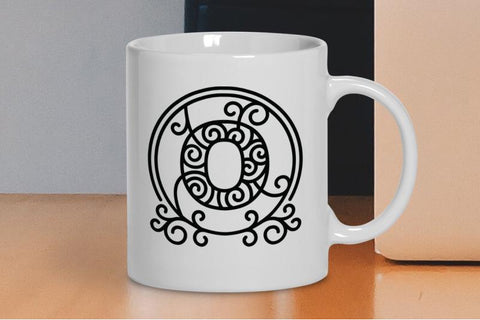 Monogram Letter O SVG VectorSVGdesign 