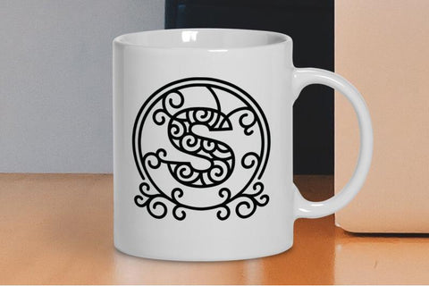 Monogram Letter S SVG VectorSVGdesign 