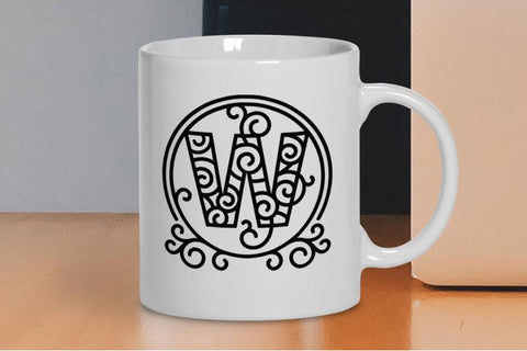 Monogram Letter W SVG VectorSVGdesign 