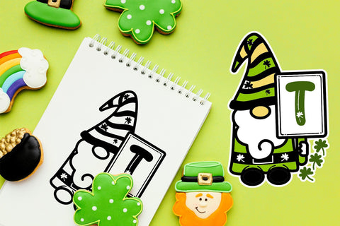 Monogram Patrick Gnome Font Dm Letter Studio 