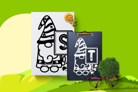 Monogram Patrick Gnome Font Dm Letter Studio 