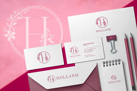 Monogram Sakura Font Dm Letter Studio 