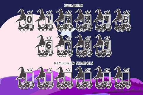 Monogram Spooky Gnome Font Dm Letter Studio 