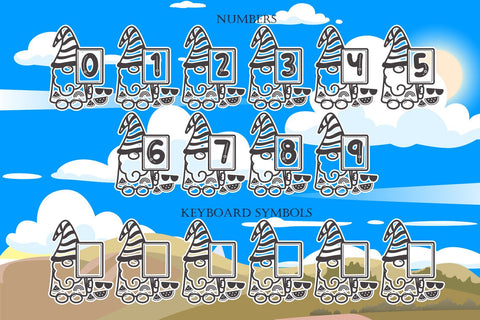 Monogram Summer Gnome Font Dm Letter Studio 