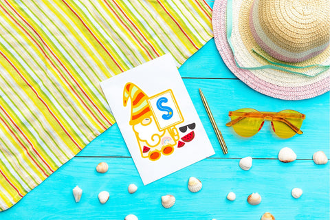 Monogram Summer Gnome Font Dm Letter Studio 