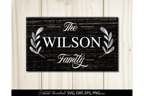 Monogram SVG Bundle, Family Monogram SVG, Last Name Monogram Frame, Family Monogram SVG SVG March Design Studio 